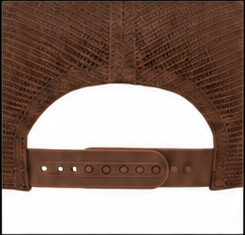 Chiusura posteriore del cappello