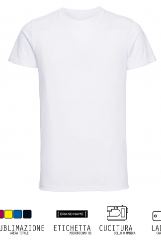 Produzione t shirt senza etichetta outlet